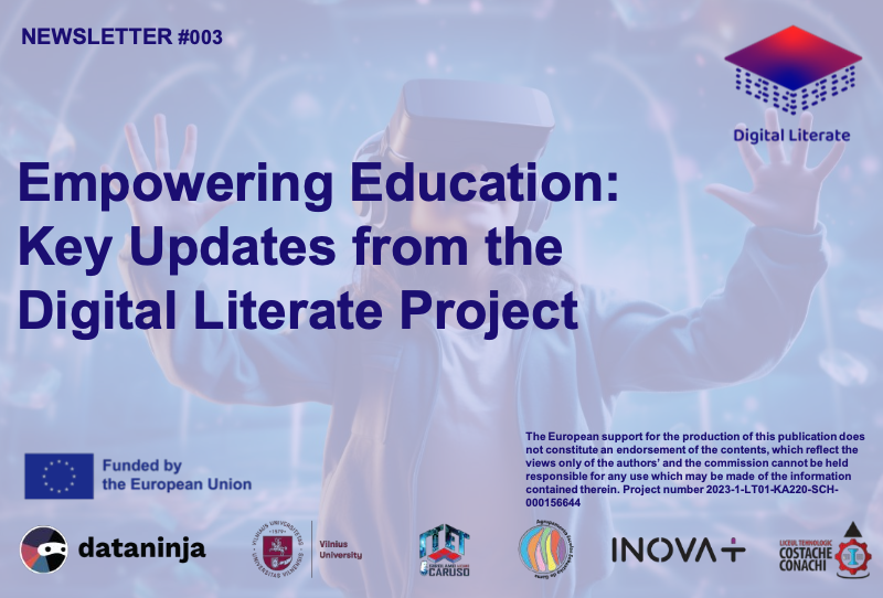 Digital Literate: pubblicata la Newsletter #3 — Catalogo delle Buone Pratiche, Community Events e incontro finale ad Alcamo